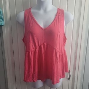 Torrid Tank Babydoll Coral L